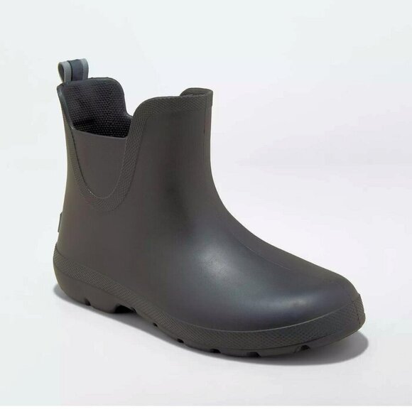 TOTES Chelsea Ankle Rain Boots Everywear Technology Women's Size 6 Grey - Picture 1 of 5